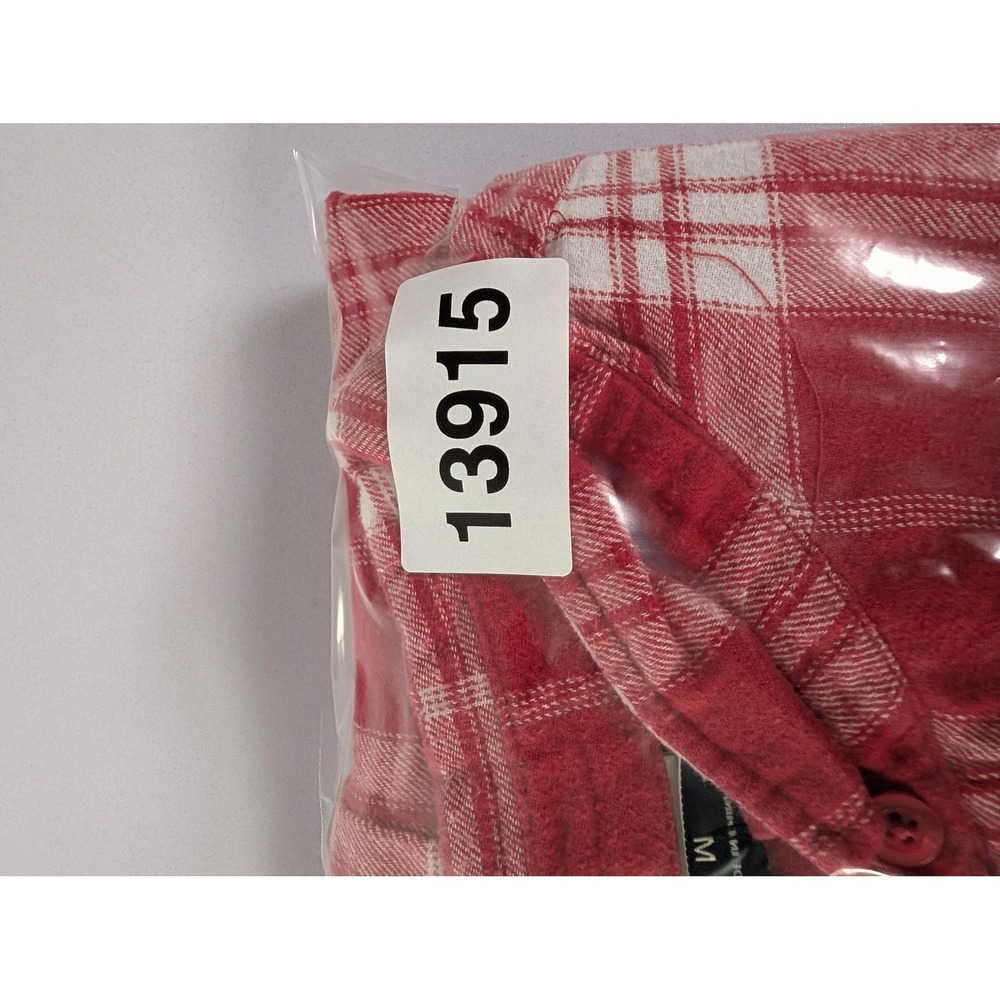 Ohio State Buckeyes Shirt Womens Medium Red NCAA Football UG Apparel Flannel - Picture 13 of 13